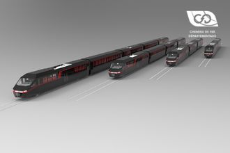 Autorails Diesel électriques CFD à bogies.