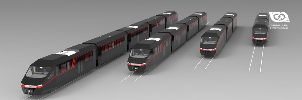 Autorails Diesel électriques CFD à essieux