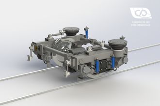 Bogie simple essieu CFD pour la gamme d'autorails légers