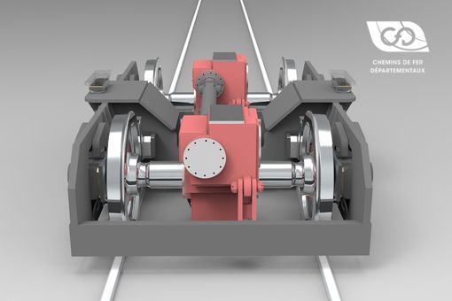 Face du bogie Pennsylvania voie normale Face du bogie Pennsylvania voie normale