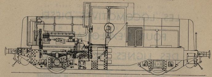 Fig 1. Locomotive Diesel de 400 ch et 34 tonnes pour voie normale
