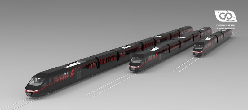 La gamme d'autorails articulés à bogies CFD