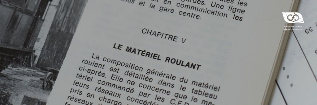 Le matériel roulant des CFD