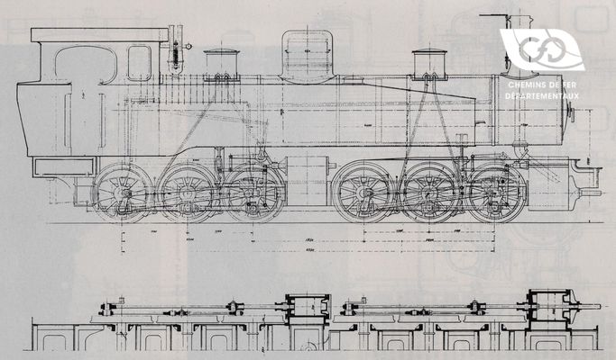 Les locomotives compound à 2 groupes de 3 essieux ; type 500