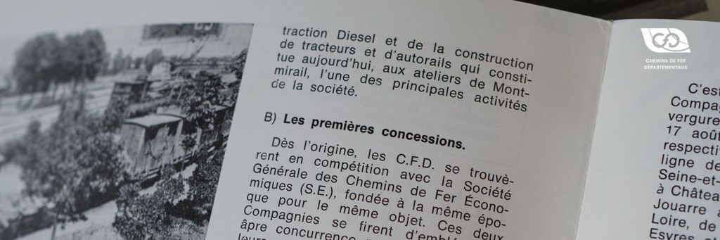 Les premières concessions et l'exploitation des premiers réseaux des CFD