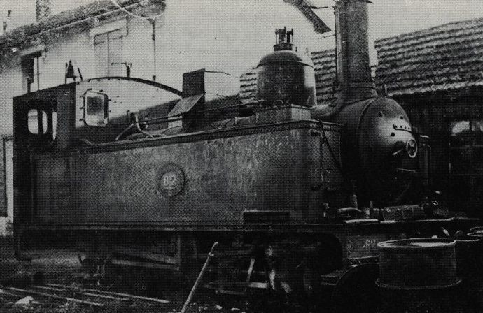 Locomotive 030 Pinguely type « Indre », n° 82, à Egreville (Seine-et-Marne). (Cliché M. RIFAULT)
