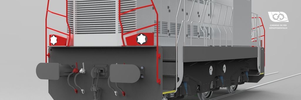 Locomotive diesel CFD Type TRIAX à traction électrique