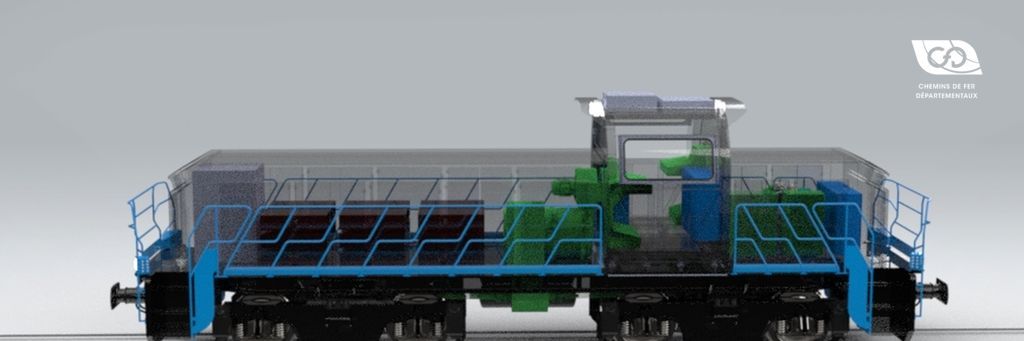 Locomotive hybride et 100% électrique