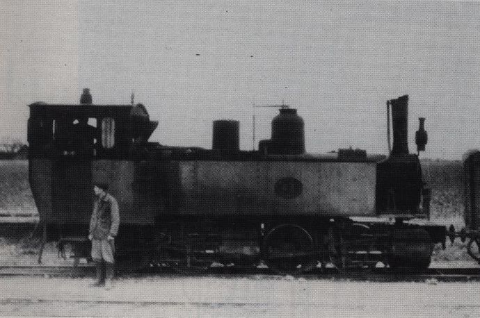 Locomotive Mallet n° 43 vue en élevation