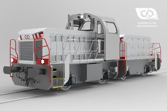 Locotracteur diesel CFD Type D à traction électrique