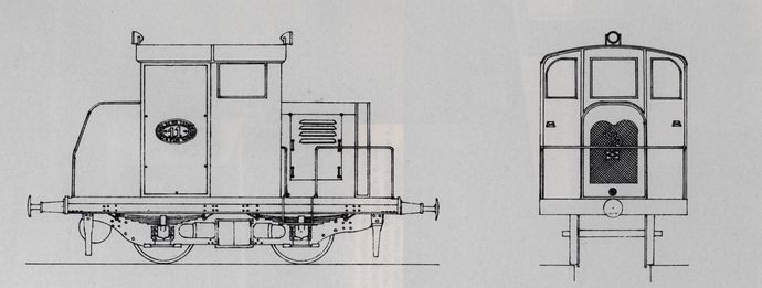 Plan du tracteur prototype n° 11 des Charentes. (Echelle 1/43,5°)