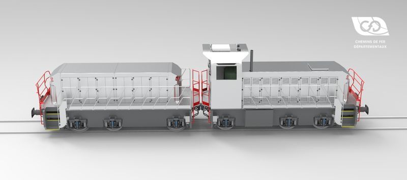 Profil locotracteur CFD Type F 2D33