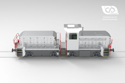 Profil Locotracteur Type D avec passerelle centrale Profil Locotracteur Type D avec passerelle centrale