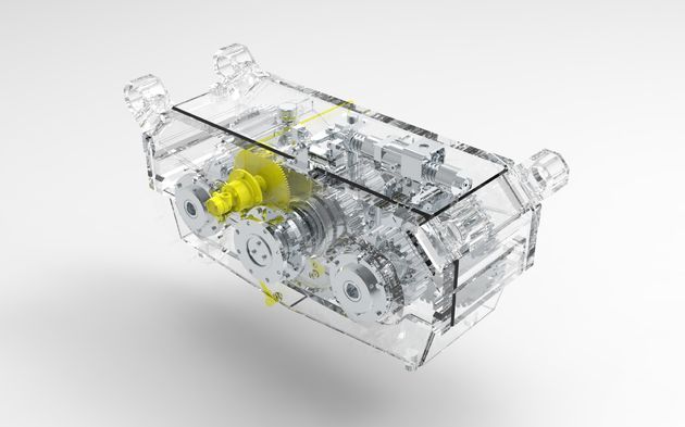 Réducteur deux gammes pour moteurs électriques à aimants permanents développé par 3DRD Réducteur deux gammes pour moteurs électriques à aimants permanents développé par 3DRD