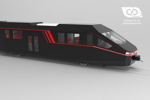 Véhicule avant de la série d'autorails à essieux CFD Véhicule avant de la série d'autorails à essieux CFD