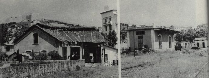 Vue générale des installations de la traction à Calvi (Cliché B. ROZE). Vue de la halle P.V. de Calvi (Cliché J. RENAUD). Vue générale des installations de la traction à Calvi (Cliché B. ROZE). Vue de la halle P.V. de Calvi (Cliché J. RENAUD).